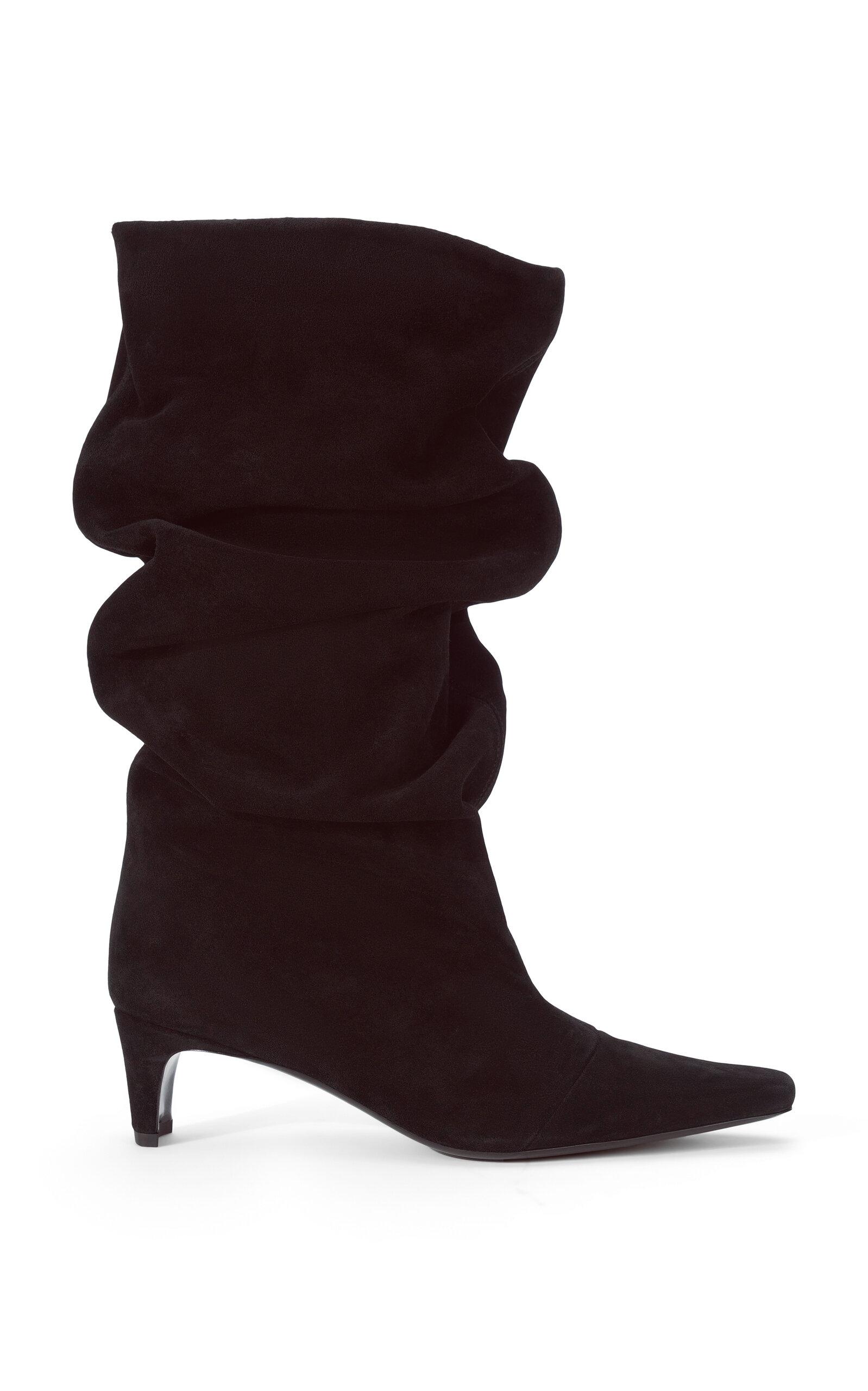 STAUD Wally Slouched Leather Boots - Moda Operandi by STAUD