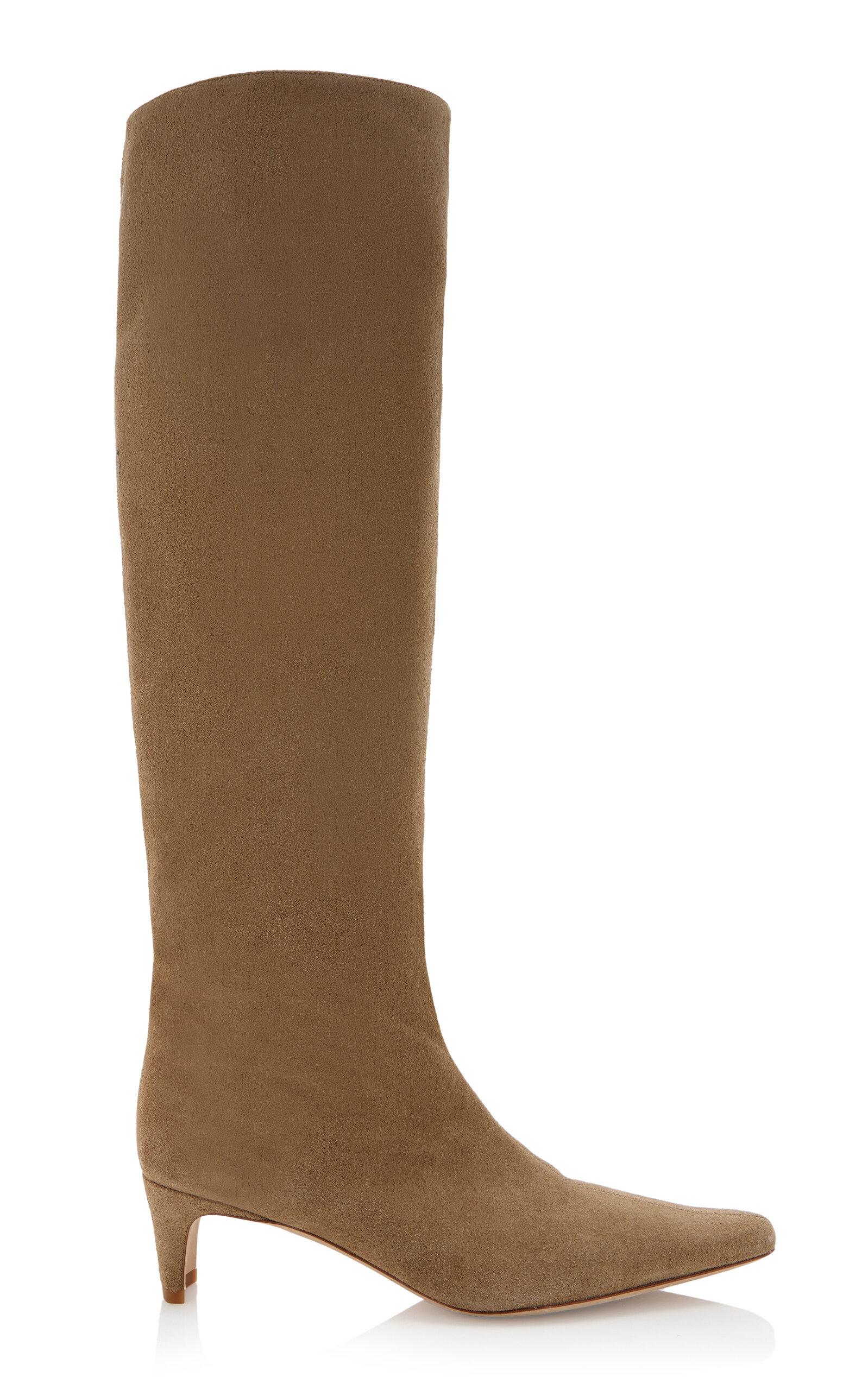 STAUD Wally Suede Knee Boots - Moda Operandi by STAUD