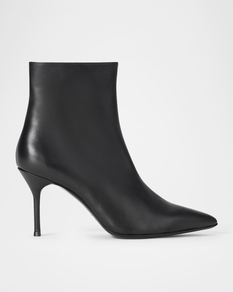 Sebastian Leather Ankle Booties by STAUD
