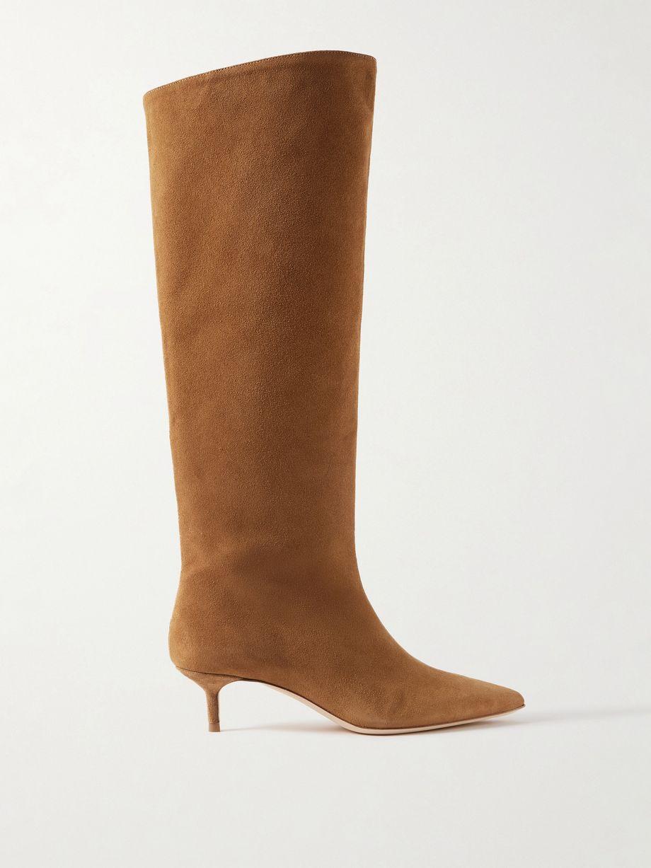 Sebastian suede knee boots by STAUD