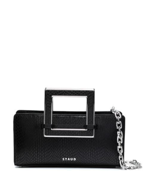Shirley top-handle clutch bag by STAUD