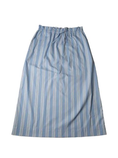 Shore striped-pattern midi skirt by STAUD