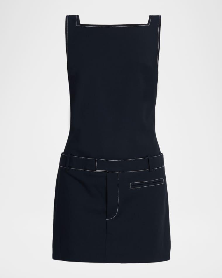 Skyla Drop-Waist Mini Dress by STAUD