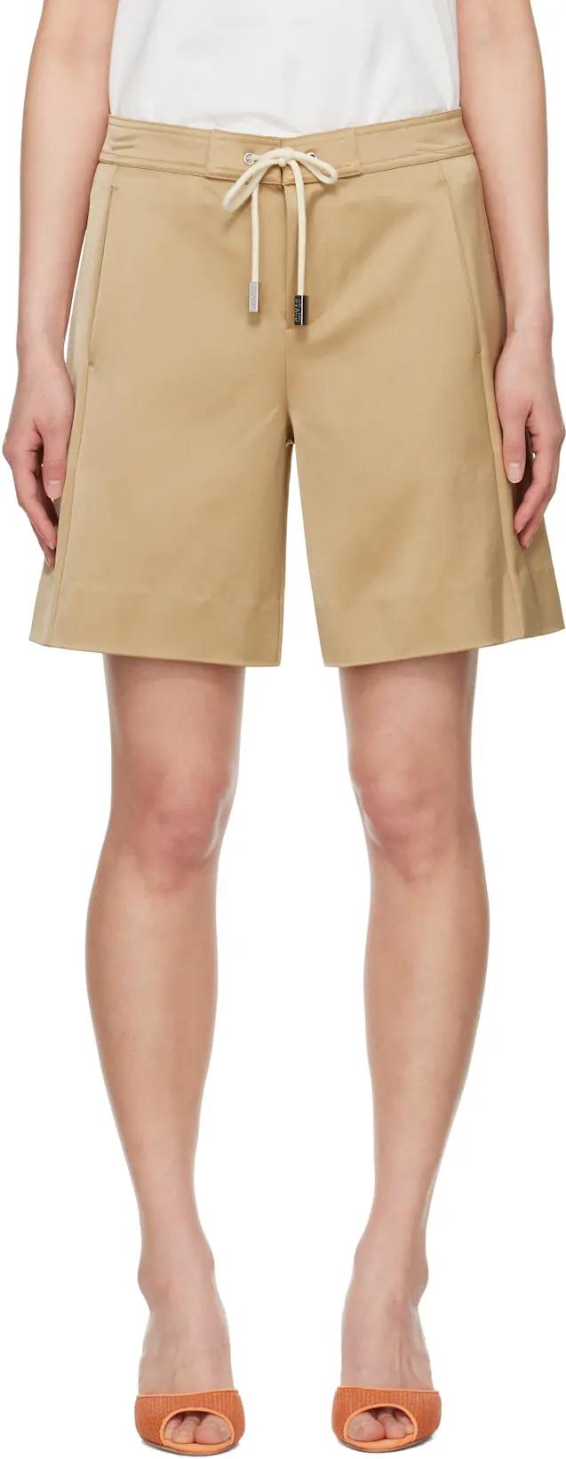 Tan Mendoza Shorts by STAUD