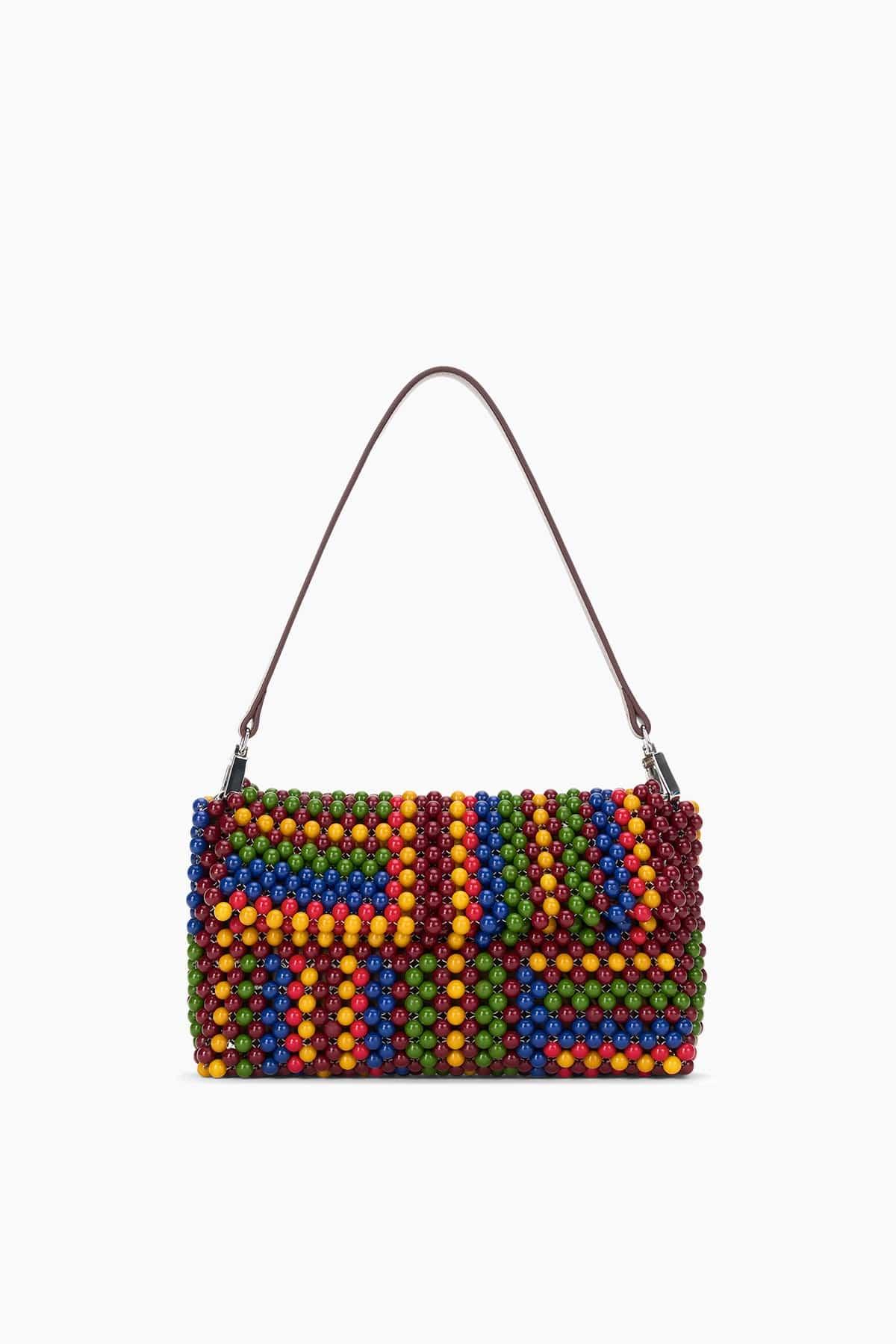 Timmy Convertible Shoulder Bag in Jungle Stripe by STAUD