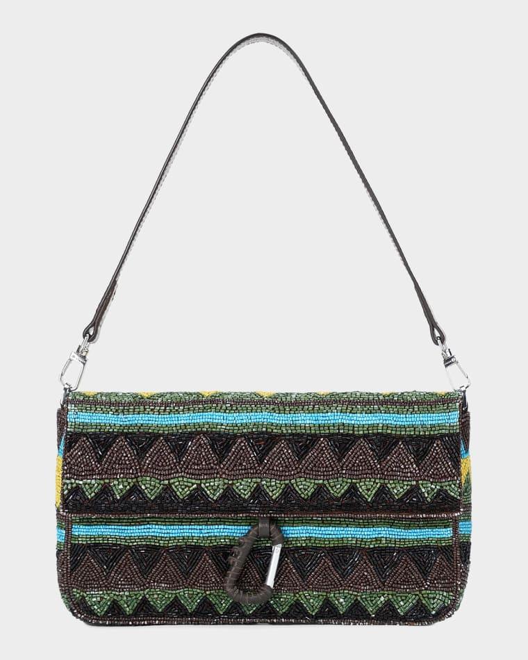 Timmy Happy Sack Beaded Shoulder Bag by STAUD