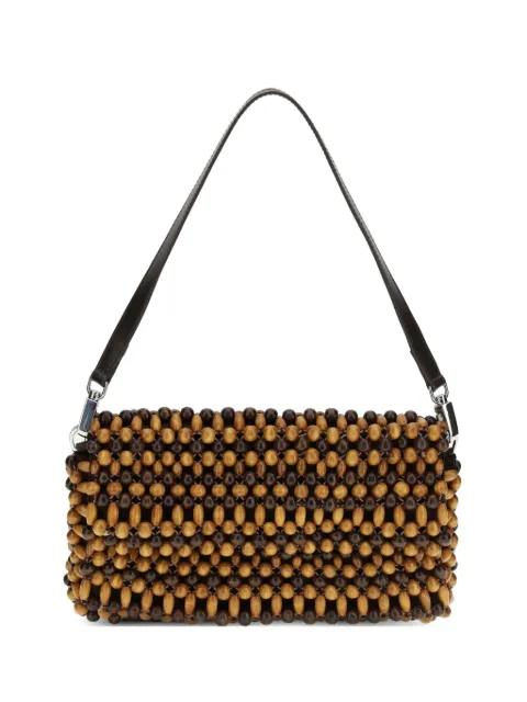 Timmy bead-embellished shoulder bag by STAUD