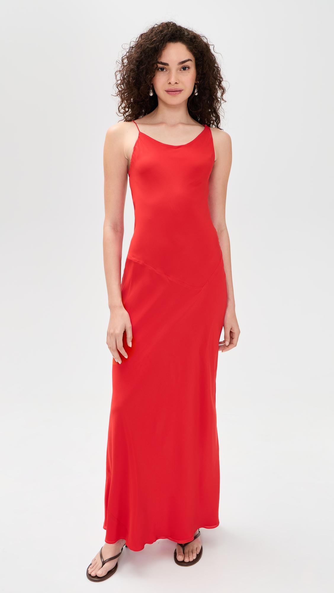 Toluca Silk Dress by STAUD