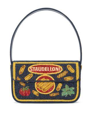 Tommy Beaded Shoulder Bag by STAUD