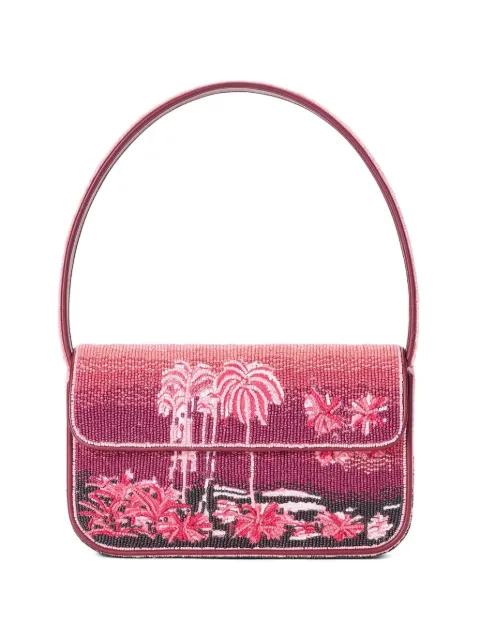 Tommy beaded shoulder bag by STAUD