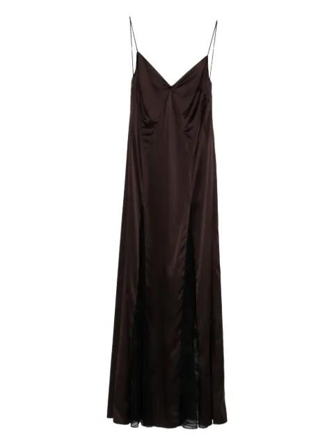 Trinity lace-insert maxi dress by STAUD