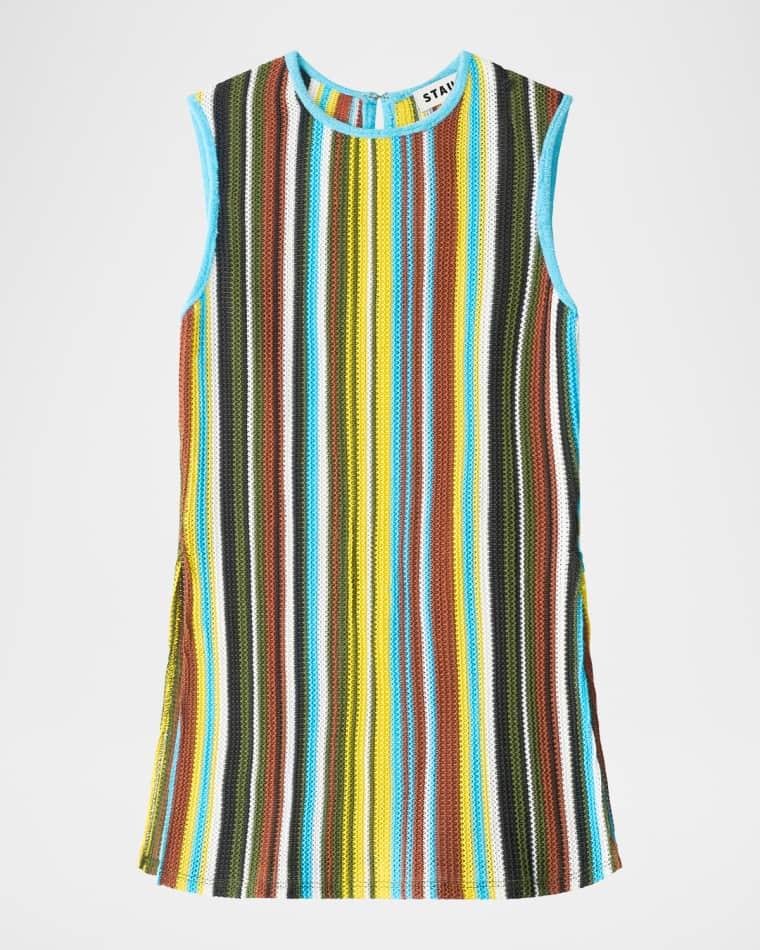 Valley Striped Crochet Top by STAUD