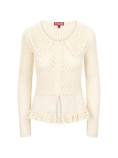 Vienna open-knit cardigan by STAUD