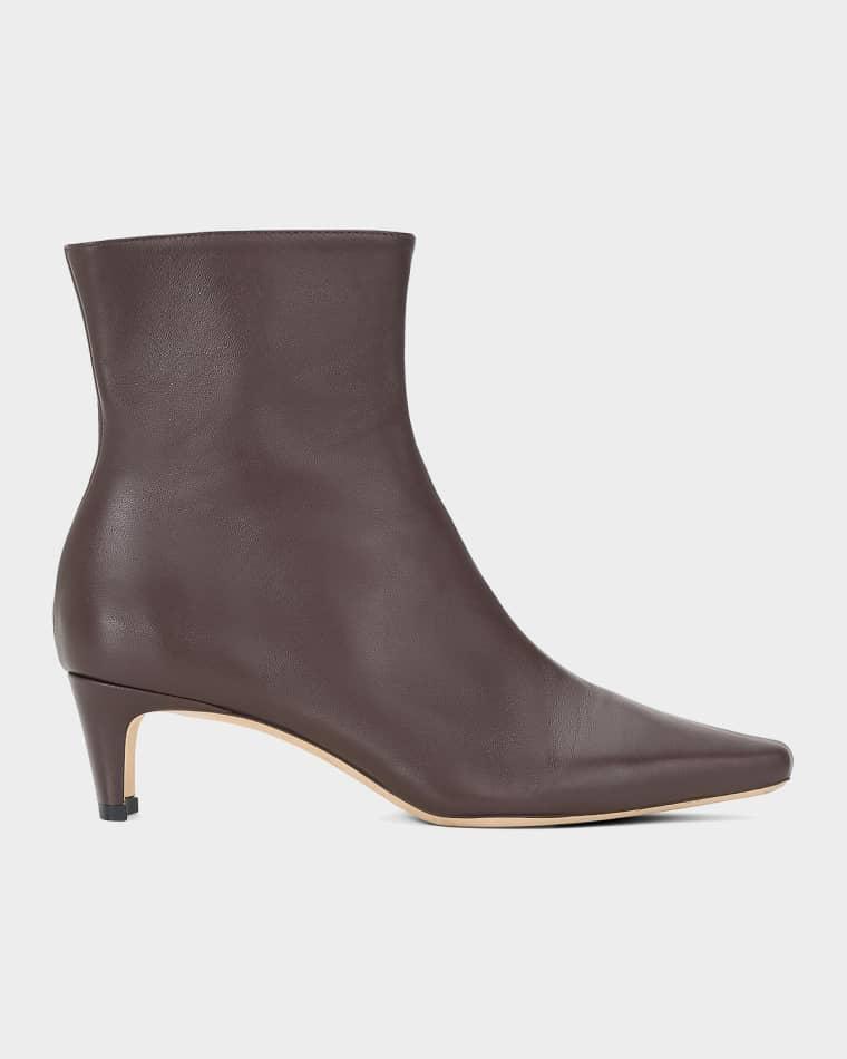 Wally Leather Ankle Boots by STAUD