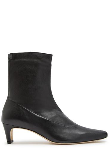 Wally leather ankle boots by STAUD
