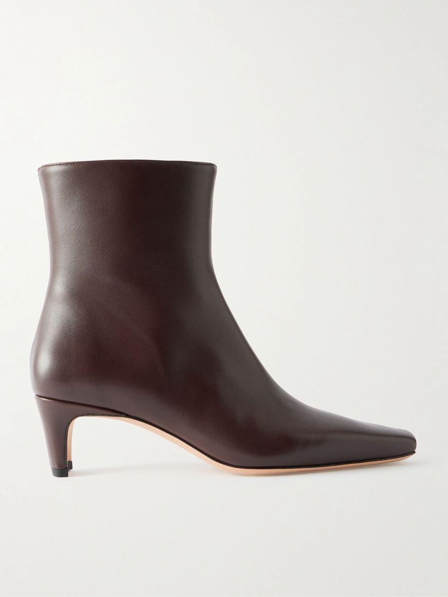 Wally leather ankle boots by STAUD