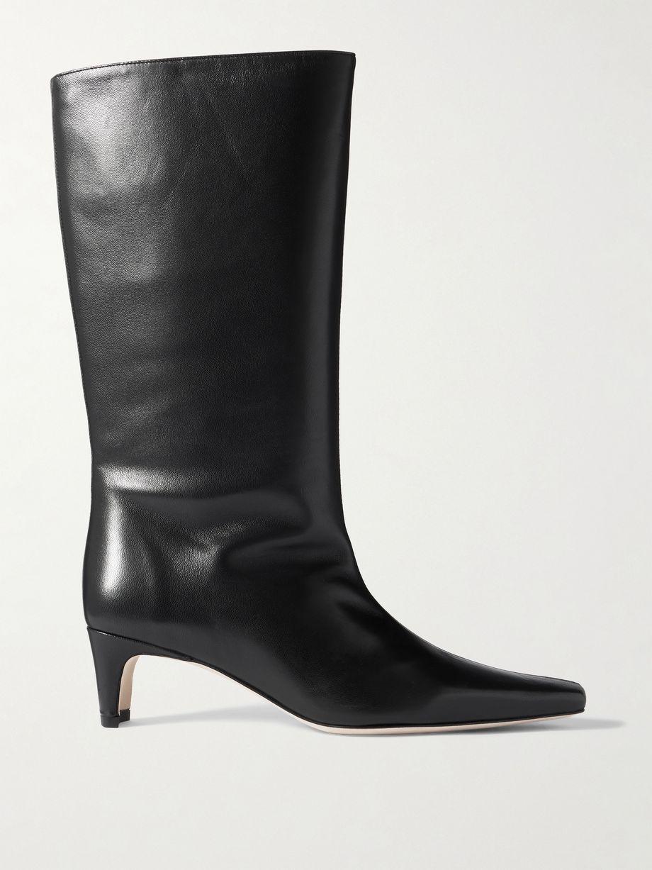 Wally leather boots by STAUD