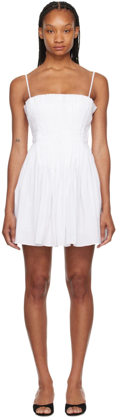 White Bella Minidress by STAUD