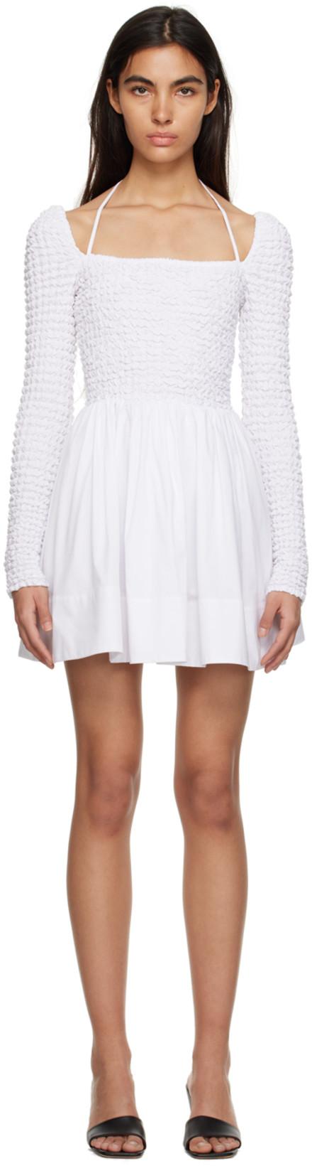 White Cassidy Minidress by STAUD