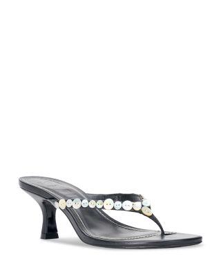 Women's Freja Thong Kitten Heel Sandals by STAUD