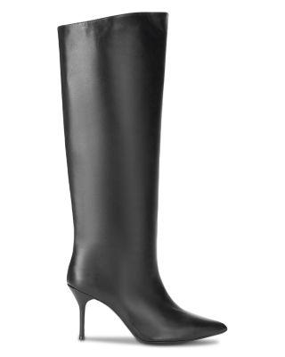 Women's Sebastian Leather High Heel Boots by STAUD