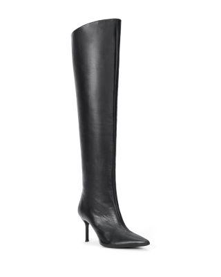Women's Sebastian Leather Over-the-Knee Boots by STAUD