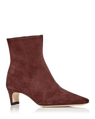 Women's Wally Leather Ankle Booties by STAUD