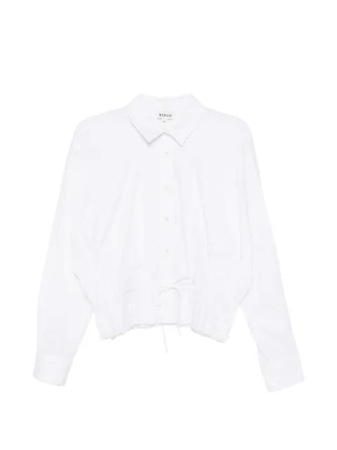 drawstring frayed shirt by STAUD