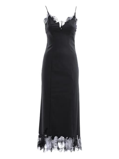 lace trim maxi dress by STAUD
