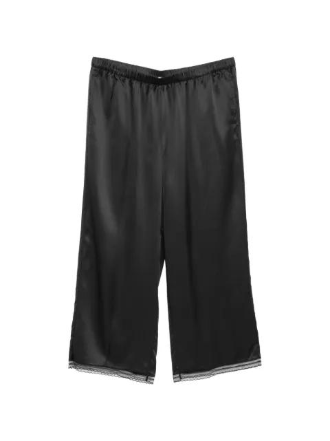 lace trim trousers by STAUD