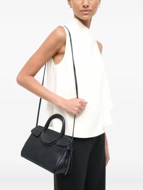 mini Maude leather tote bag by STAUD