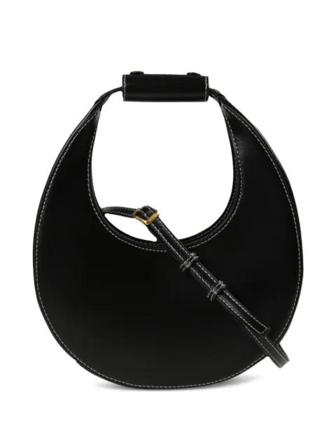 stitched moon shoulder bag by STAUD