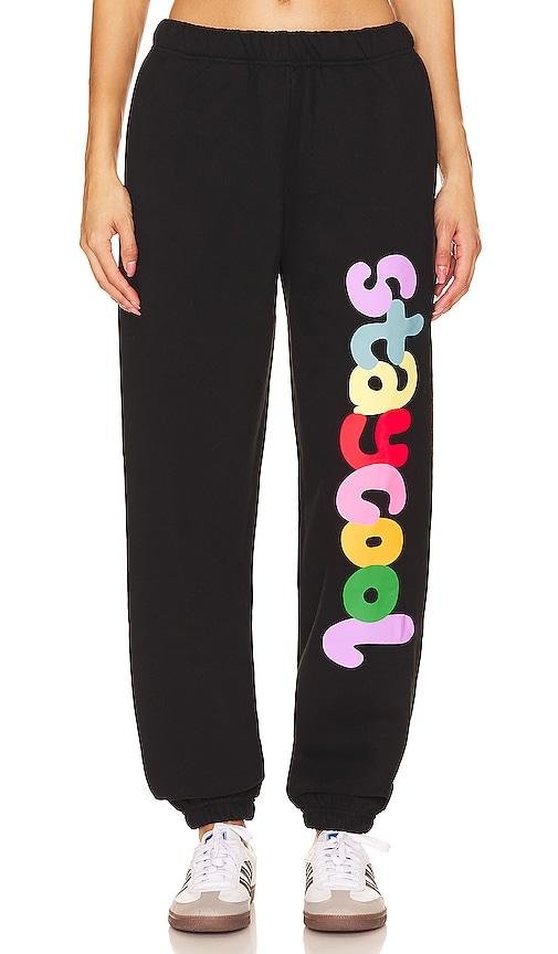 Stay Cool Bubble Sweatpants in Black by STAY COOL