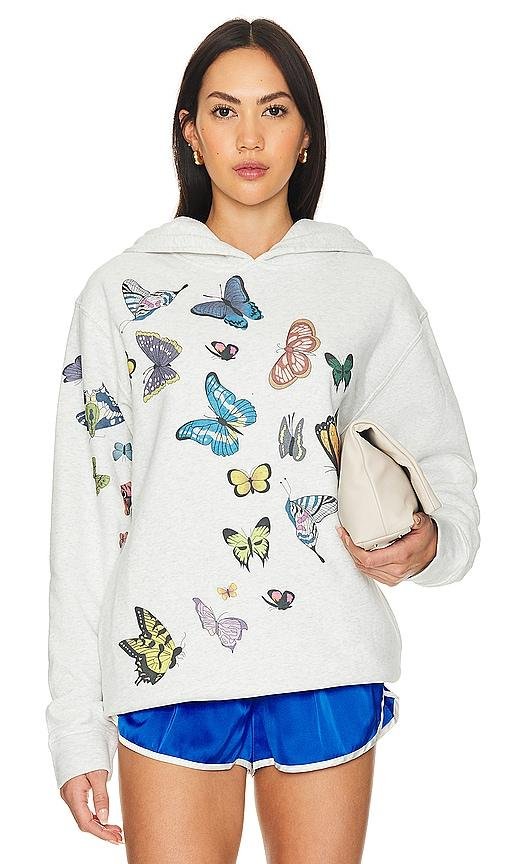 Stay Cool Butterfly Hoodie in Light Grey by STAY COOL