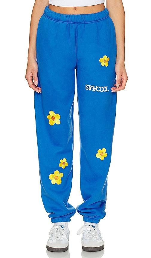 Stay Cool Sunflower Sweatpant in Blue by STAY COOL
