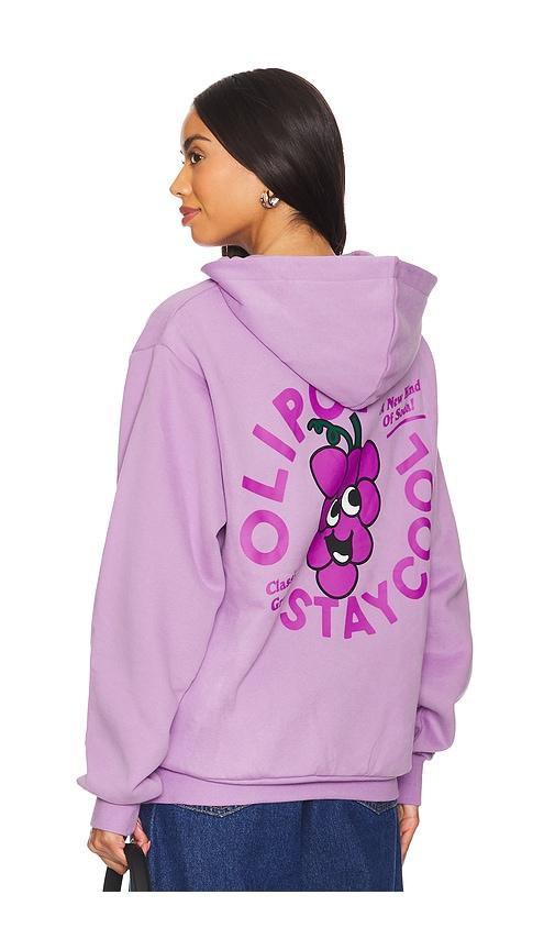 Stay Cool x OLIPOP Classic Grape Hoodie in Lavender by STAY COOL