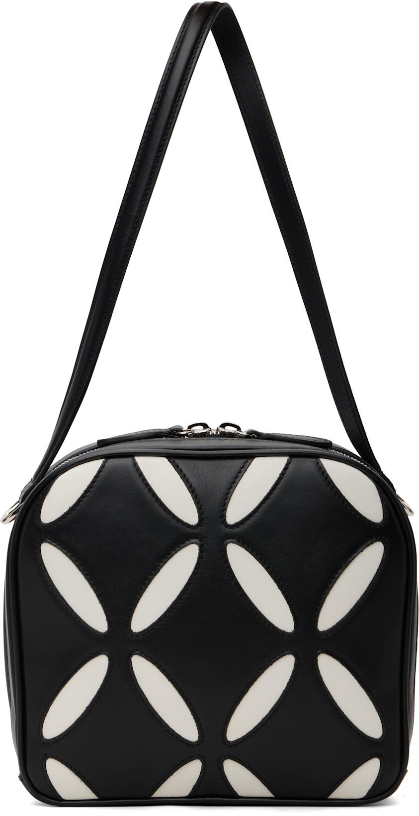 Black Bowling Bag by STEFAN COOKE