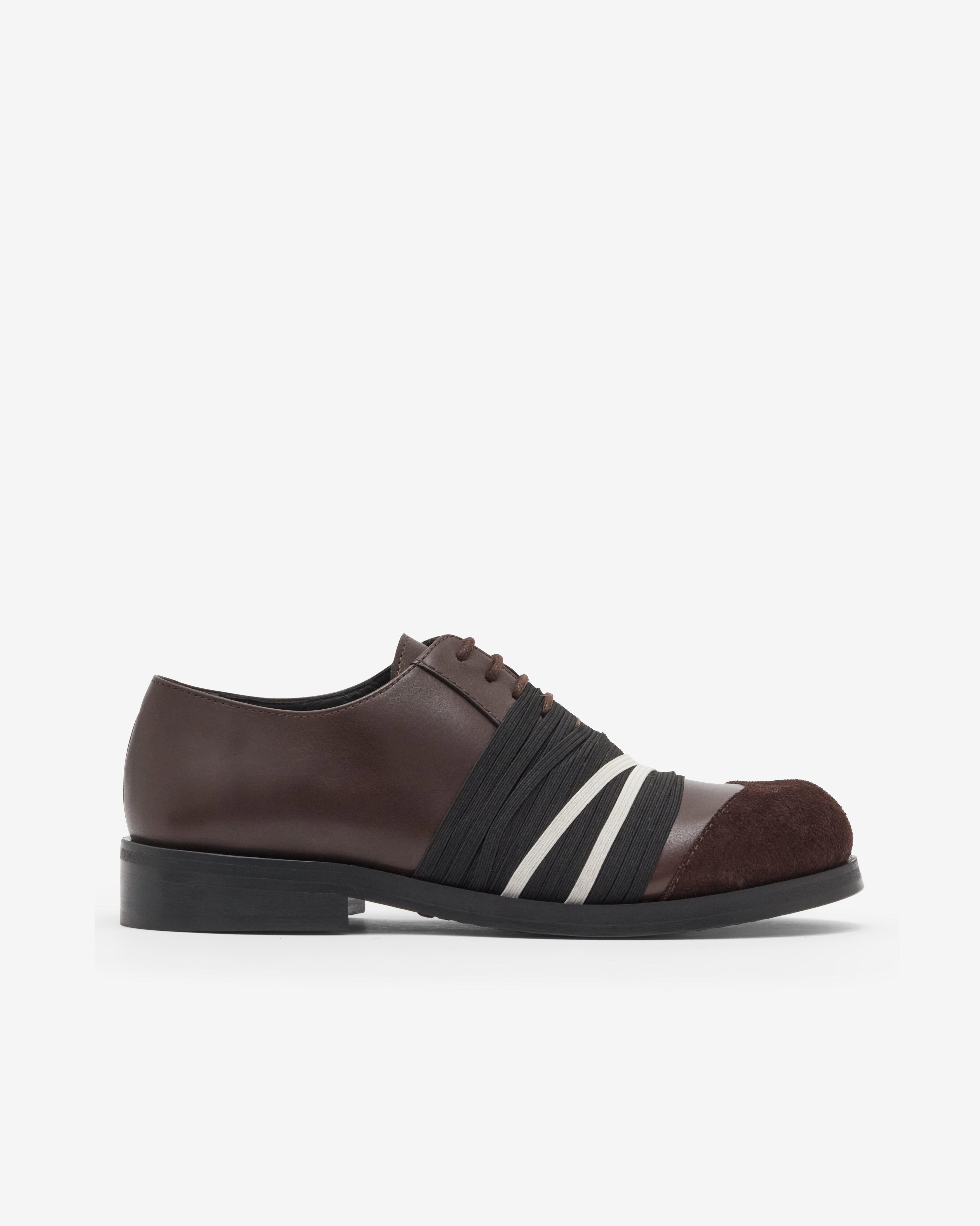 Stefan Cooke - Men's Elastic Biker Derby - (Brown) by STEFAN COOKE