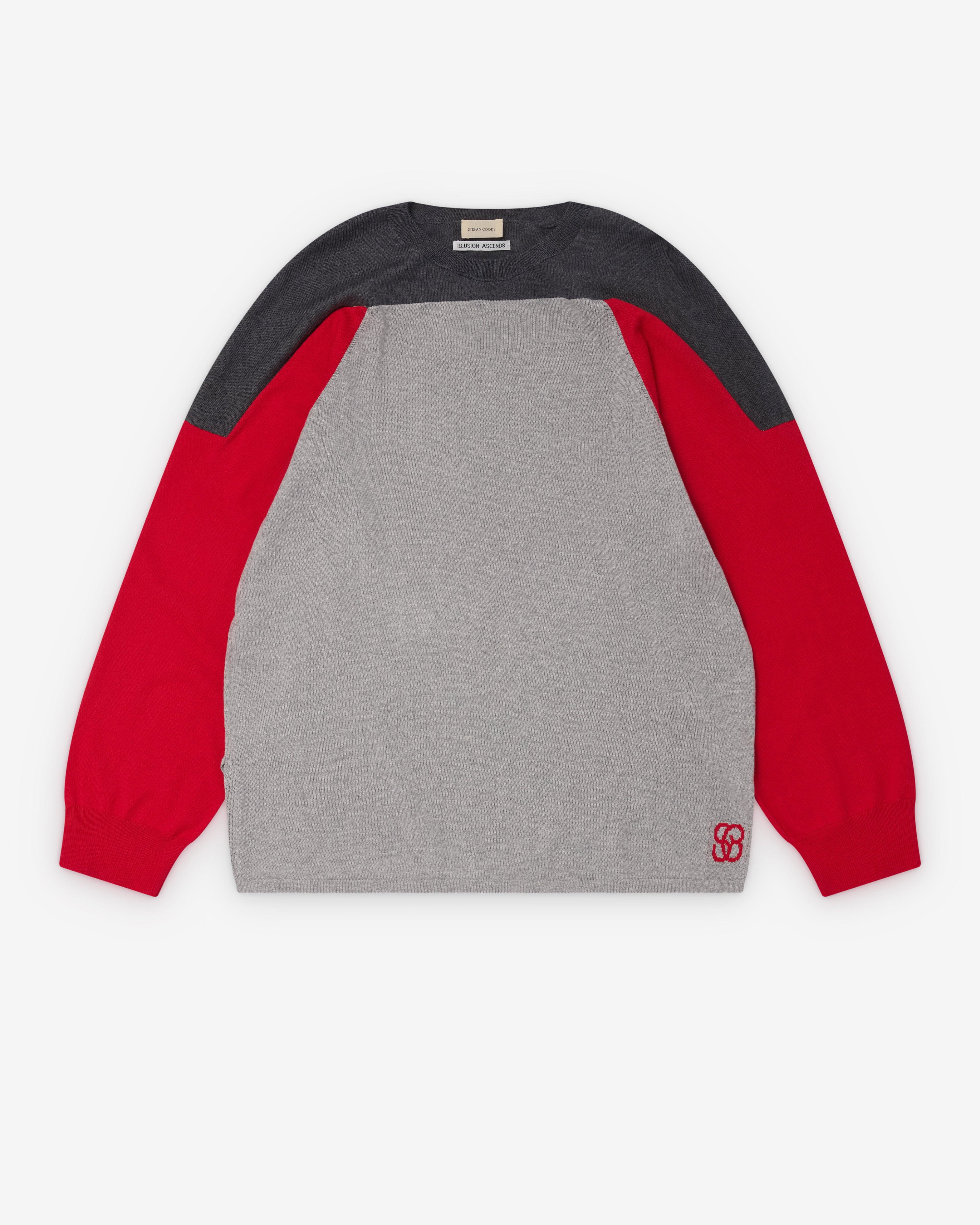 Stefan Cooke - Men's Linebacker Jumper - (Grey) by STEFAN COOKE