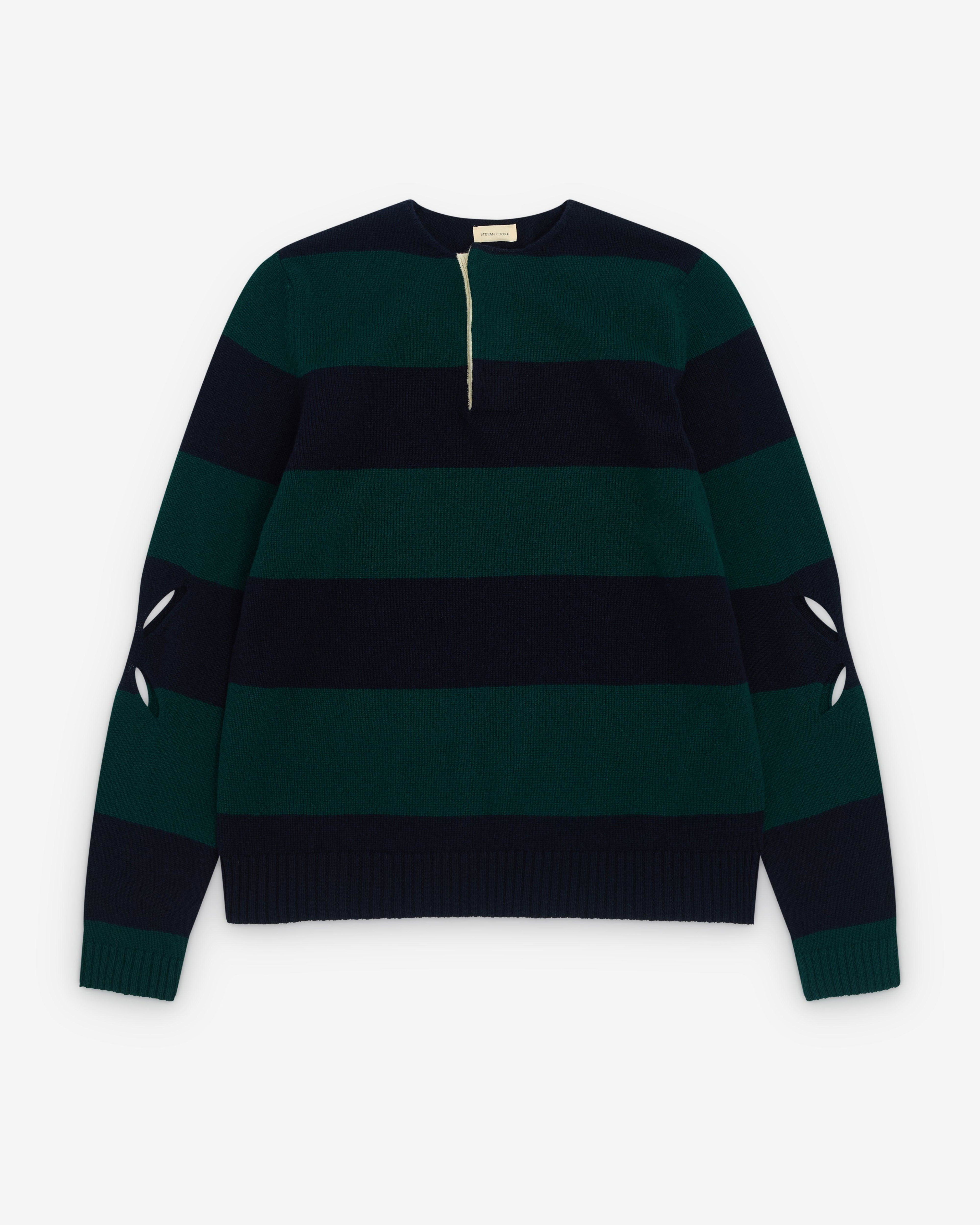 Stefan Cooke - Men’s Rugby Knit - (Navy) by STEFAN COOKE