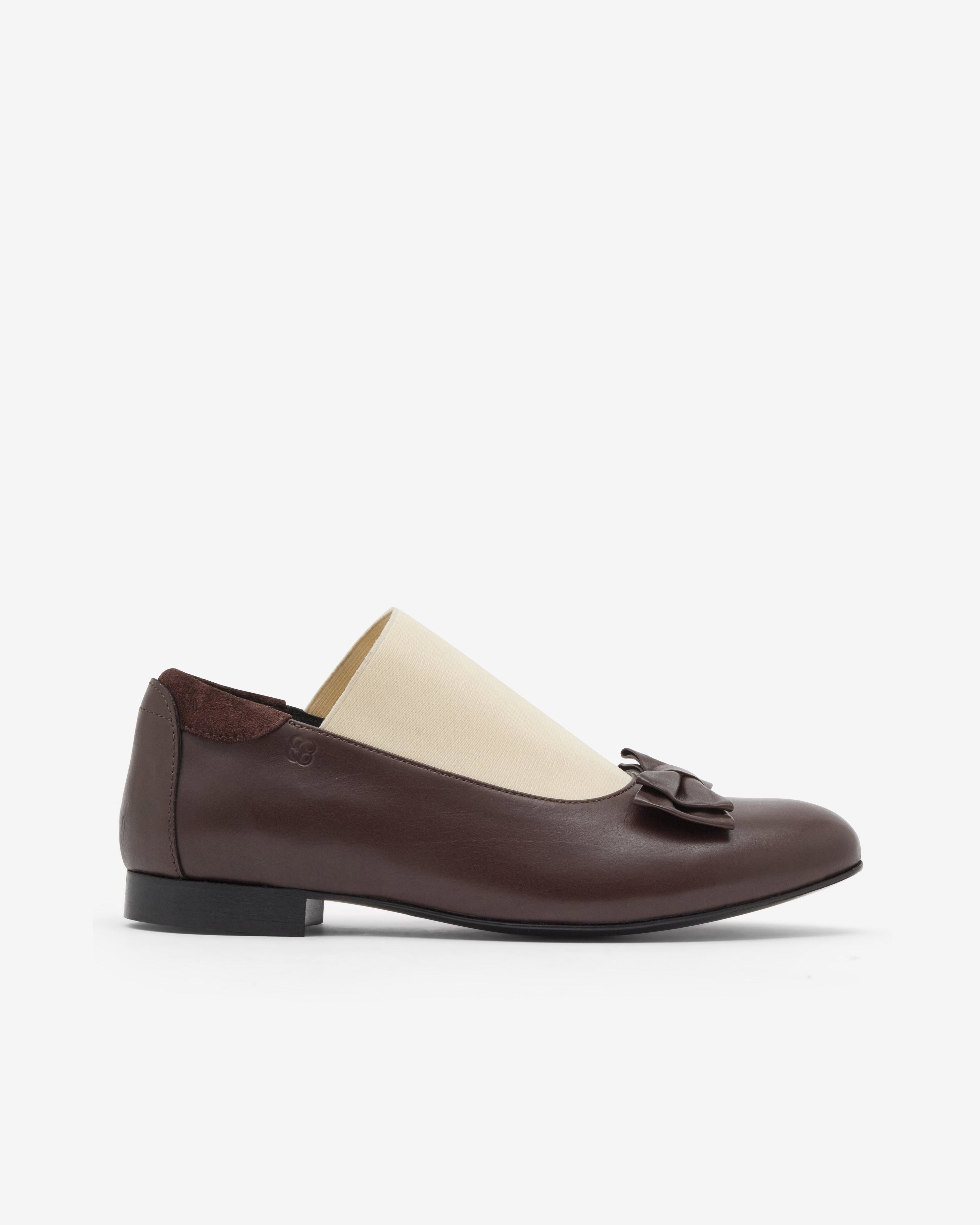 Stefan Cooke - Women's Elastic Opera Shoe - (Brown) by STEFAN COOKE