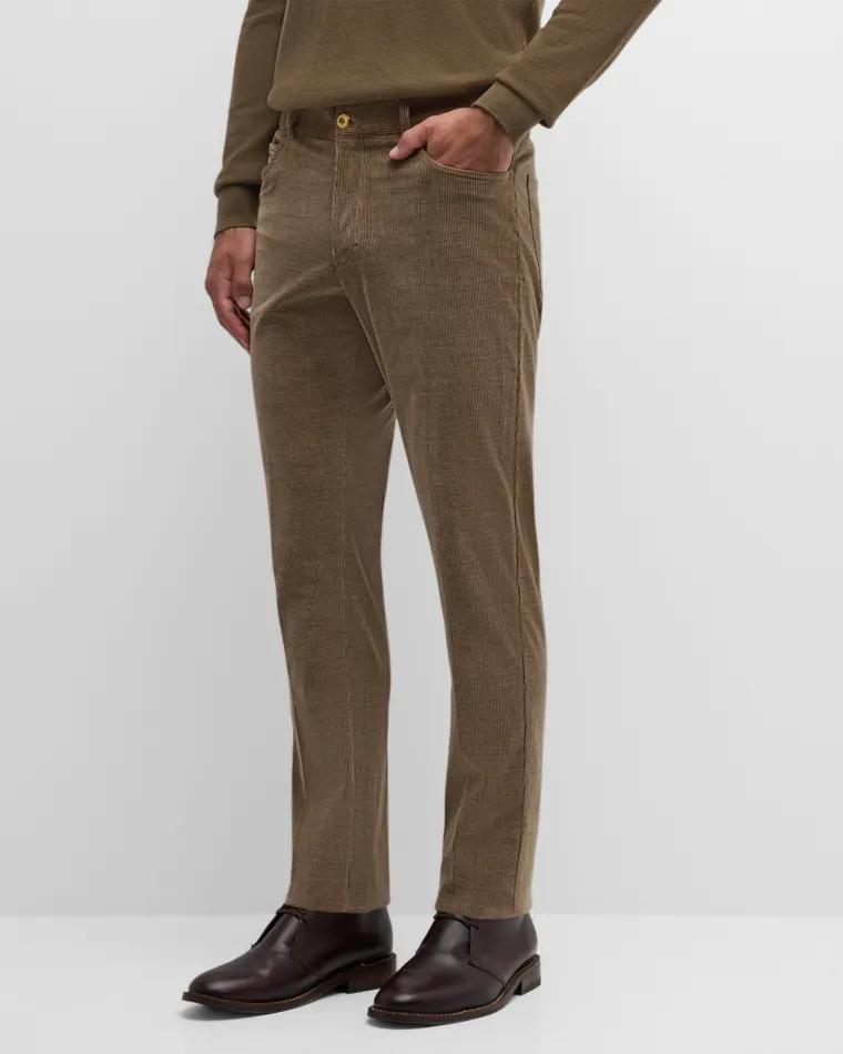 Men's Corduroy 5-Pocket Pants by STEFANO RICCI