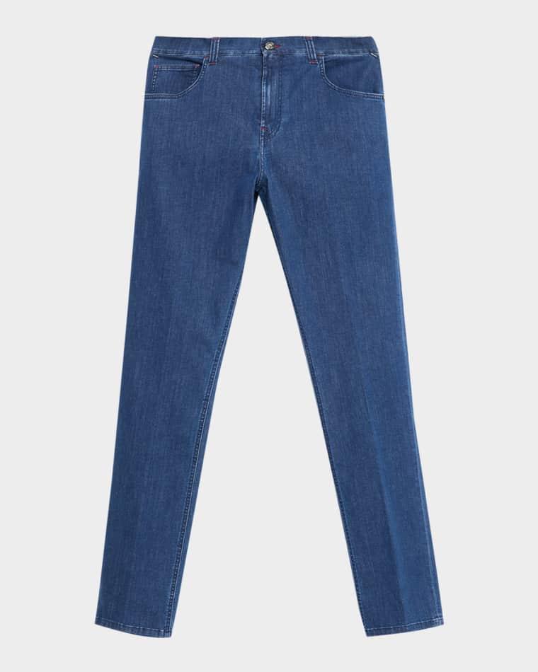 Men's Cotton-Blend Skinny Jeans by STEFANO RICCI