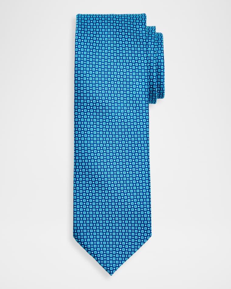Men's Handmade Printed Silk Tie by STEFANO RICCI