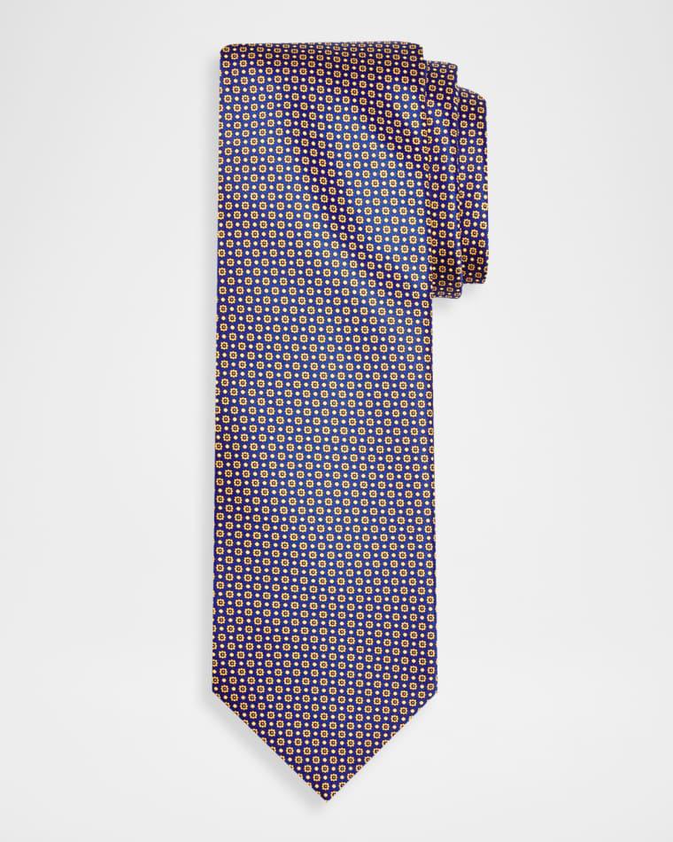 Men's Handmade Printed Silk Tie by STEFANO RICCI