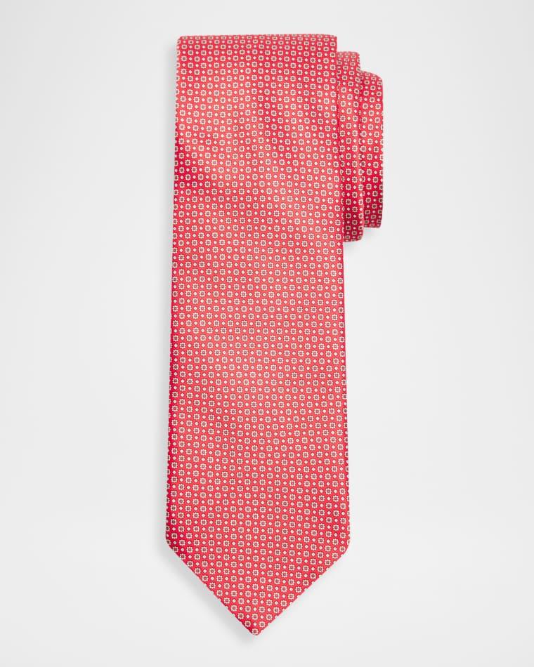 Men's Handmade Printed Silk Tie by STEFANO RICCI