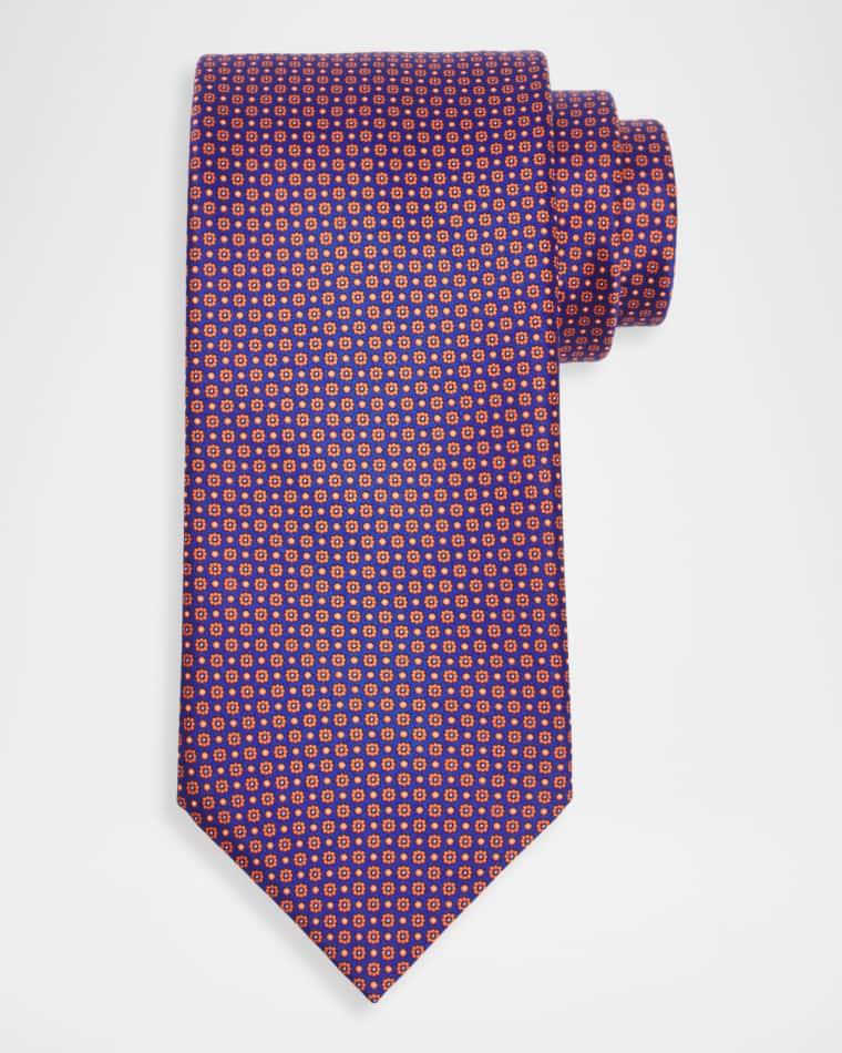 Men's Handmade Printed Silk Tie by STEFANO RICCI
