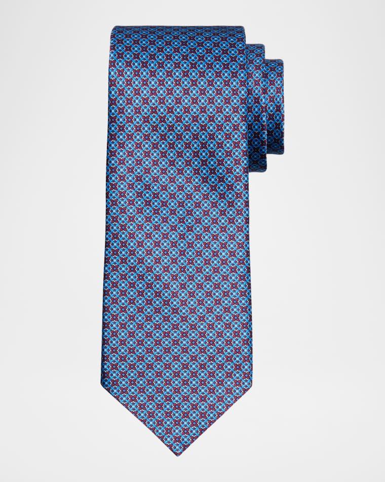 Men's Mosaic Silk Tie by STEFANO RICCI