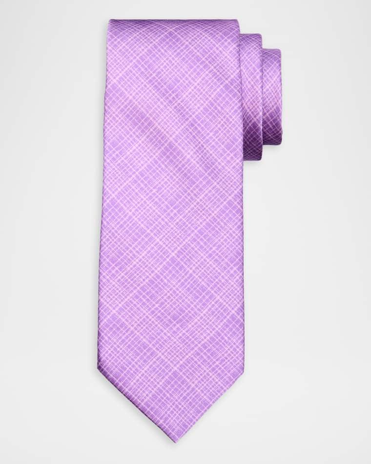Men's Tonal Stripe Silk Tie by STEFANO RICCI