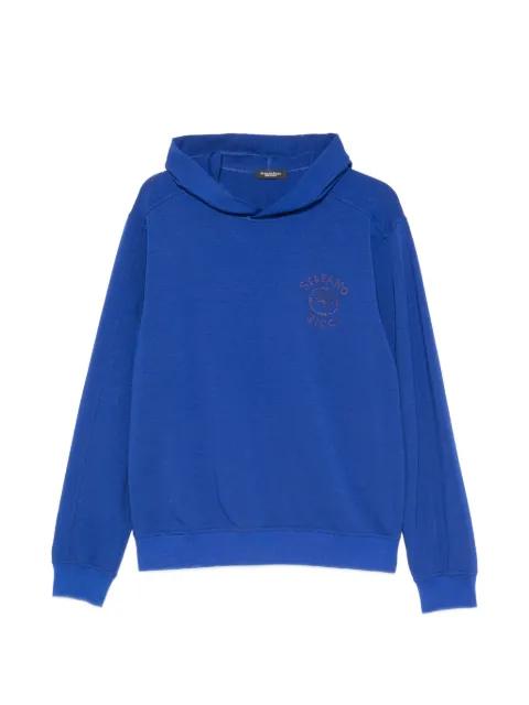 logo-embroidered hoodie by STEFANO RICCI